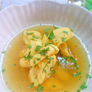 Kluseczki niskowęglowodanowe z mąki łubinowej