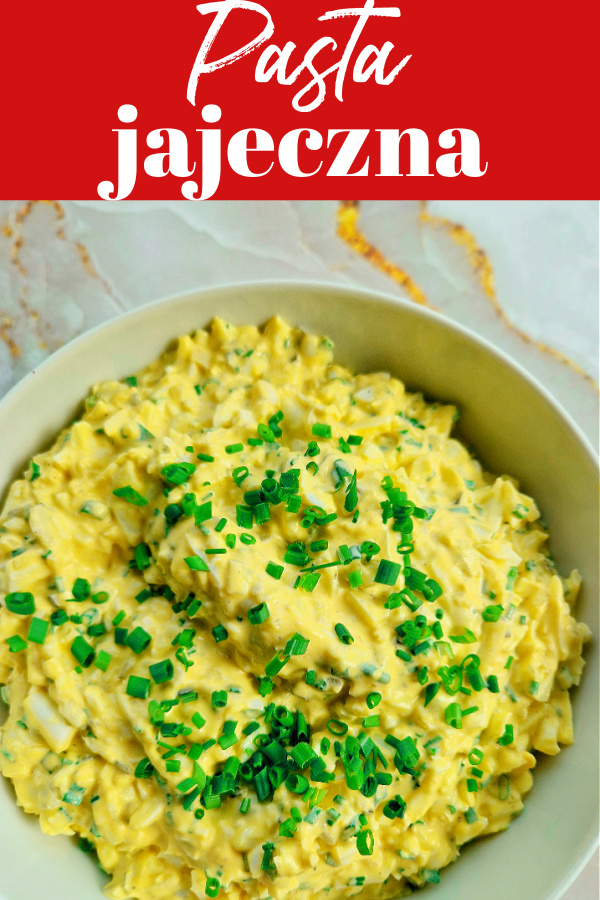 Pasta jajeczna ze szczypiorkiem