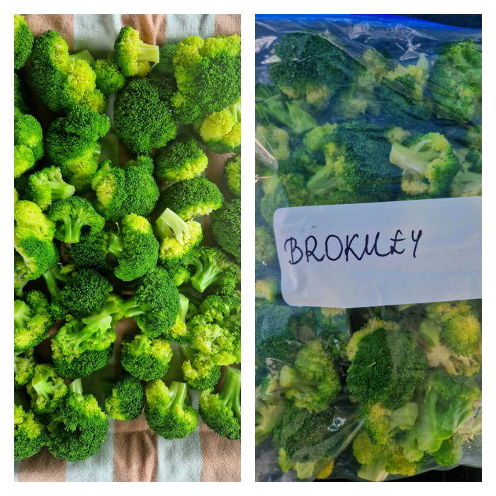 Przygotowanie mrożonych brokułów