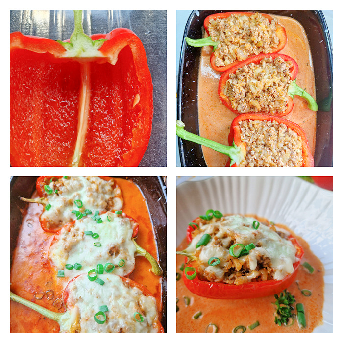 Przygotowanie papryki low-carb