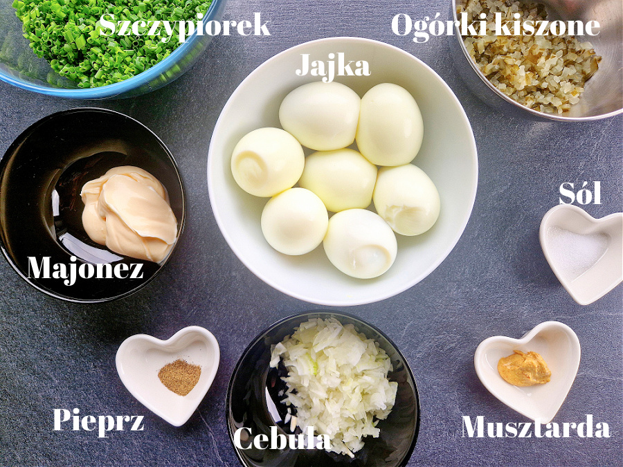 pasta jajeczna składniki